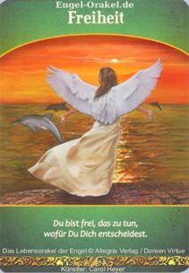 Engelkarte Bedeutung - Freiheit - Lebensorakel der Engel