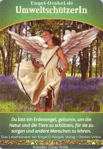 Engelkarte Bedeutung - UmweltschützerIn - Lebensorakel der Engel