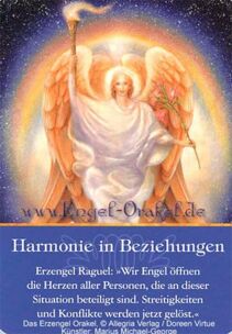 Engelkarte - Harmonie in Beziehungen - Erzengel-Orakel