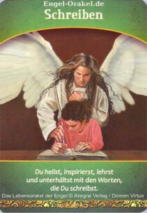 Engelkarte Bedeutung - Schreiben - Lebensorakel der Engel