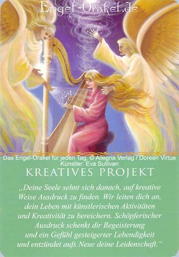 Engelkarte Kreatives Projekt - Engel-Orakel für jeden Tag