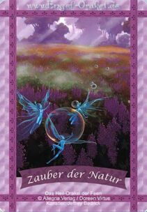 Engelkarte Bedeutung - Zauber der Natur - das Heil-Orakel der Feen