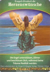 Engelkarte Bedeutung - Herzenswünsche - Lebensorakel der Engel