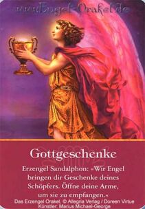 Engelkarte - Gottgeschenke - Erzengel-Orakel