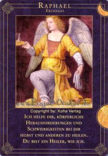 Engelkarte Erzengel Raphael - Engel begleiten Deinen Weg