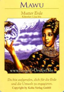 Engelkarte Bedeutung - Mawu - Mutter Erde - Orakel der Göttinnen von Doreen Virtue