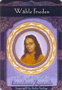 Engelkarte Bedeutung - Paramahansa Yogananda - Orakel der Aufgestiegenen Meister