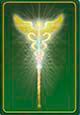 Engelkarte ziehen - Tageskarte Bleibe Positiv - Erzengel Raphael-Orakel