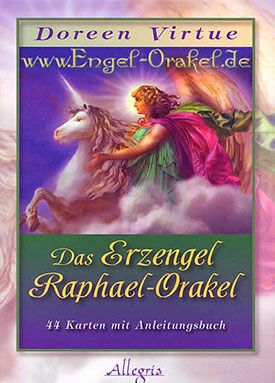 Schachtel - Das Erzengel Raphael-Orakel Doreen Virtue - 44 Engelkarten - Kartenset